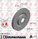 2x ZIMMERMANN 400.3649.52 Brake Disc Pair Front Axle For MERCEDES-BENZ