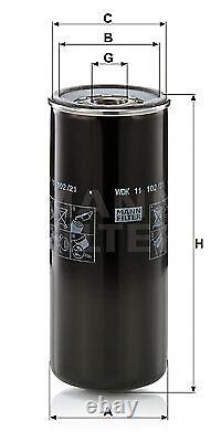 Fuel Filter Mann-filter Wdk 11 102/21