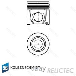 Piston With Rings for Iveco